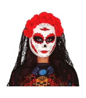 MASCARA CATRINA C/VELO