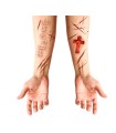 TATUAJES ADHESIVOS HERIDAS POSEIDAS