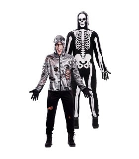 DISFRAZ DOBLE ZOMBIE - ESQUELETO