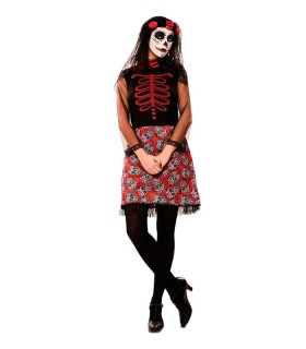 DISFRAZ CATRINA ROJA