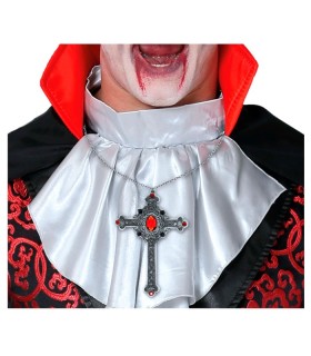 COLLAR CRUZ C/RUBI