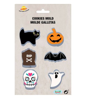 SET 6 MOLDES GALLETAS