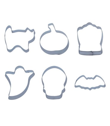 SET 6 MOLDES GALLETAS
