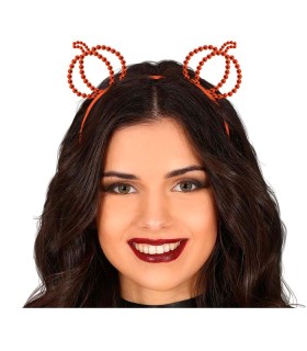 DIADEMA CALABAZA PIEDRAS PRECIOSAS