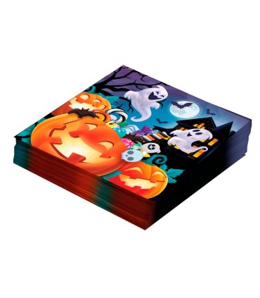BOLSA 12 SERVILLETAS CALABAZAS