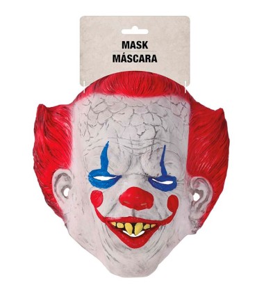 MASCARA PAYASO SINIESTRO LATEX