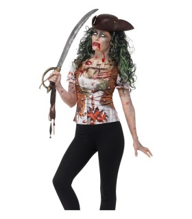 CAMISETA PIRATA ZOMBIE