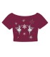 CAMISETA CANCON COPO BURDEOS