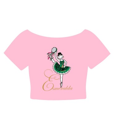 CAMISETA CANCON ESMERALDA ROSE