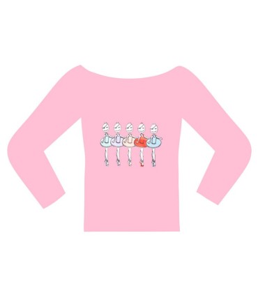 CAMISETA CALAN COL ROSE