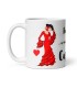 TAZA ROCIO VESTIDO ROJO