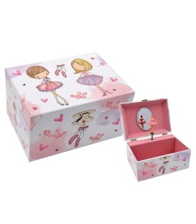 JOYERO MUSICAL RECTANGULAR MEDIANO