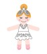 MUÑECA NINA CISNE23 BLANCO