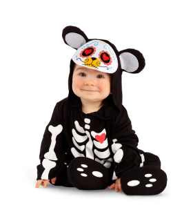 DISFRAZ OSITO DIA DE LOS MUERTOS