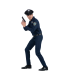 DISFRAZ DE POLICIA