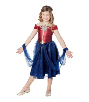 DISFRAZ CAPITANA MARVEL VESTIDO DELUXE