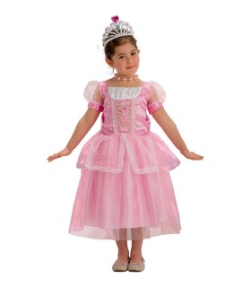 DISFRAZ PRINCESA ROSA ENCAJE