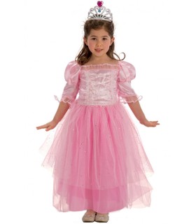 DISFRAZ PRINCESA ROSA CON TUL