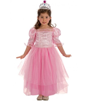 DISFRAZ PRINCESA ROSA CON TUL