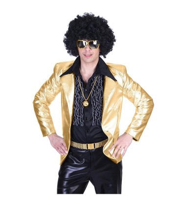 DISFRAZ CHAQUETA DISCO ORO