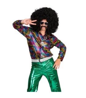 DISFRAZ CAMISA DISCO ARCOIRIS
