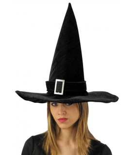 SOMBRERO BRUJA DE TERCIOPELO