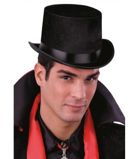 SOMBRERO DE COPA NEGRO