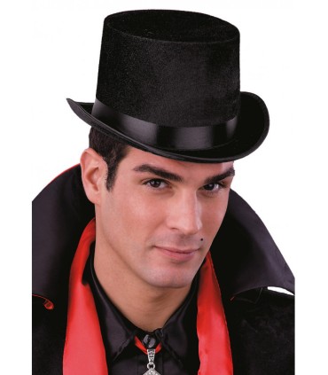SOMBRERO DE COPA NEGRO