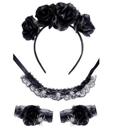 CONJUNTO HALLOWEEN NEGRO