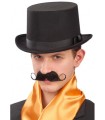SOMBRERO DE COPA LUJO NEGRO