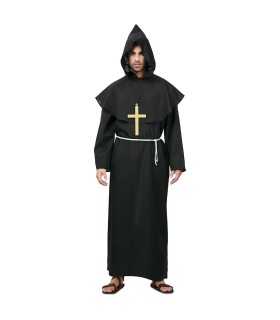 DISFRAZ MONJE NEGRO AD