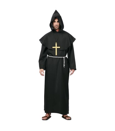DISFRAZ MONJE NEGRO AD