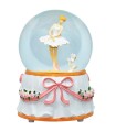 BOLA MUSICAL BAILARINA BLANCA CON GATITO
