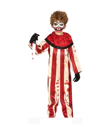 DISFRAZ STRIPED CLOWN