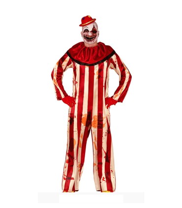 DISFRAZ STRIPED CLOWN