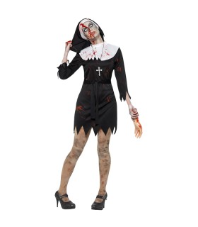 DISFRAZ MONJA ZOMBIE