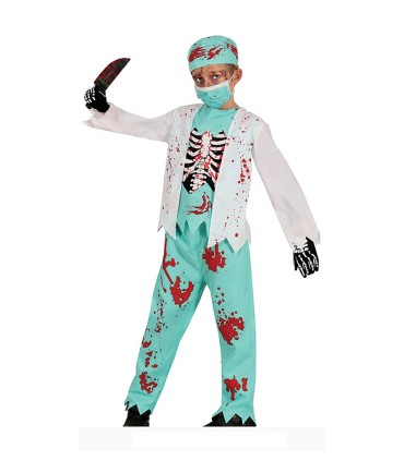 DISFRAZ ZOMBIE MEDICO