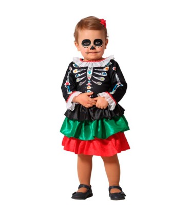 DISFRAZ ESQUELETO MEXICANO