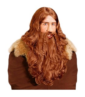 PELUCA VIKINGO BARBA Y BIGOTE