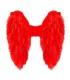 ALAS PLEGABLES DE PLUMAS ROJAS