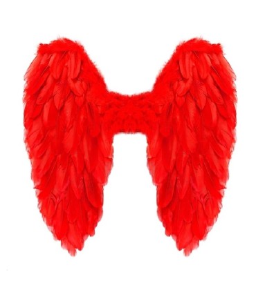 ALAS PLEGABLES DE PLUMAS ROJAS