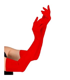 GUANTES ROJOS 60CM