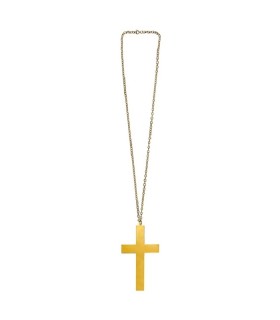 COLLAR CRUZ DORADA