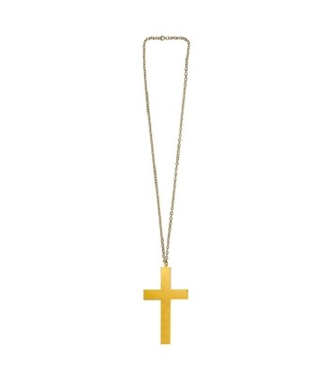 COLLAR CRUZ DORADA