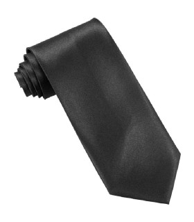 CORBATA NEGRA SATINADA
