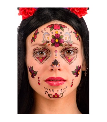 TATUAJES CARA CALAVERA MEXICANA