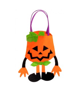 CESTA CALABAZA CON PIES