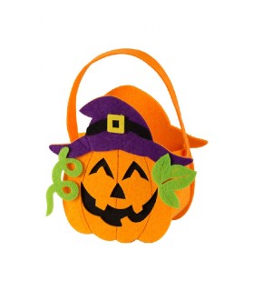 CESTA CALABAZA FELIZ
