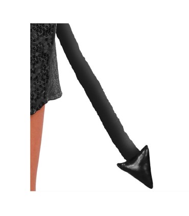 COLA DEMONIO NEGRA 43CM
