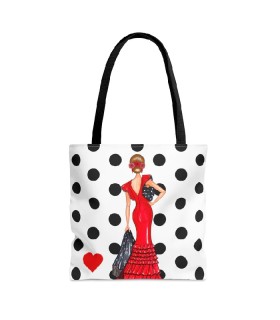 BOLSA TOTE MANUELA ROJO